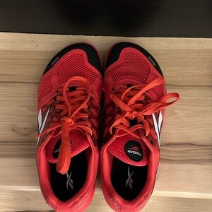 Reebok Kids Red and Black Sneakers